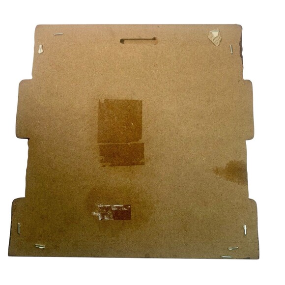 Country Church Decoupage on Wood Rustic Vintage 10 x 10.5 Wall Decor - Picture 3 of 3